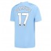 Günstige Manchester City Kevin De Bruyne #17 Heim Fussballtrikot 2023-24 Kurzarm